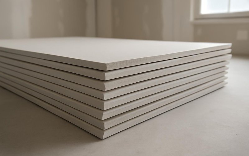 Mold-resistant drywall in a basement