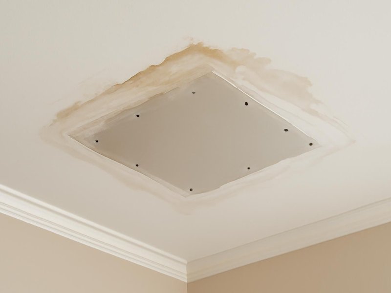AI concept: Ceiling leak repair