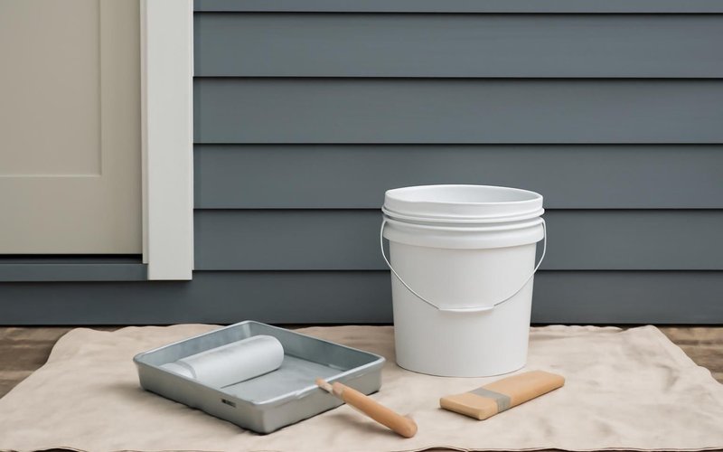 Benjamin Moore exterior paint on clapboard
