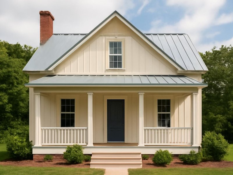 AI concept: Farmhouse lead-safe repaint