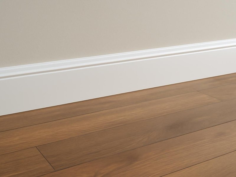 AI concept: Baseboard after new floors