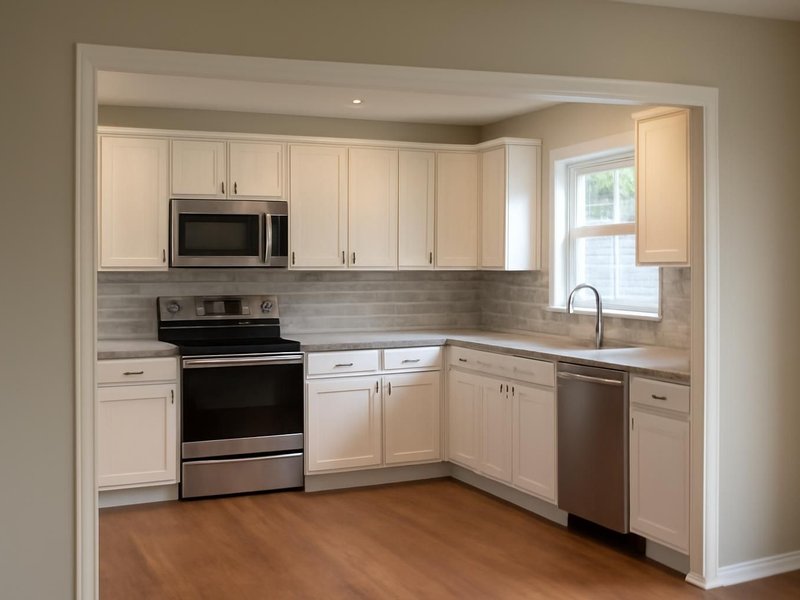 AI concept: Existing condition: closed kitchen with a wall to the dining room