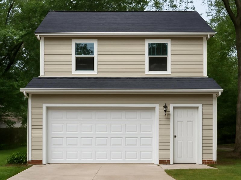 AI concept: Apartment above garage