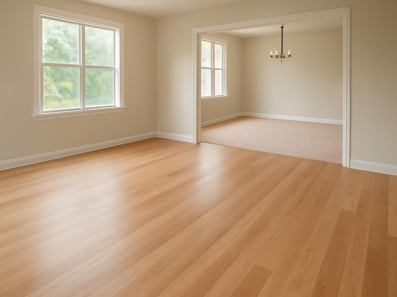 AI concept: Existing condition: beige carpet in a living and dining room