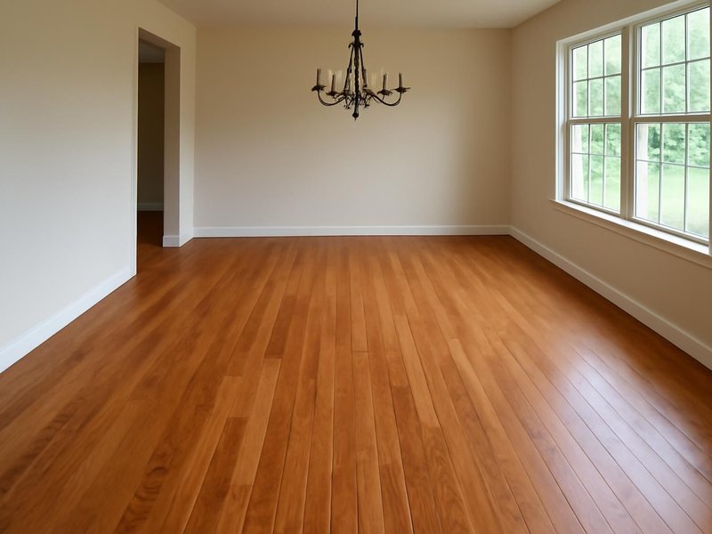 AI concept: Dining room in solid red oak