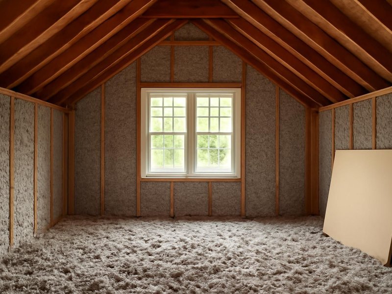 AI concept: Colonial, attic plus dense-pack walls