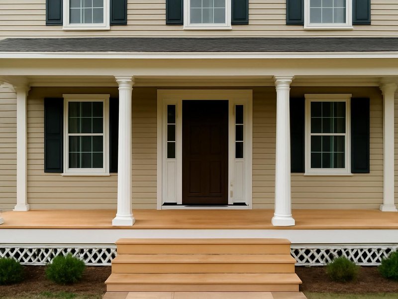 AI concept: Full-width porch, colonial