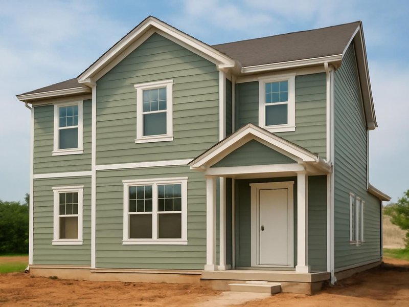 AI concept: New two-story, fiber cement