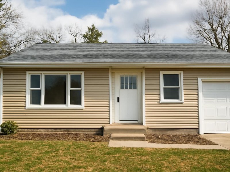 Ranch, storm-damaged vinyl replaced