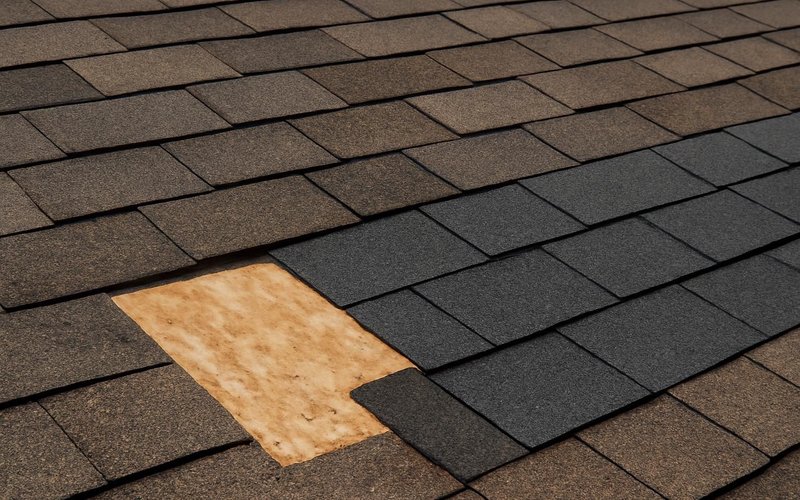 Replacement shingles matched to an existing roof
